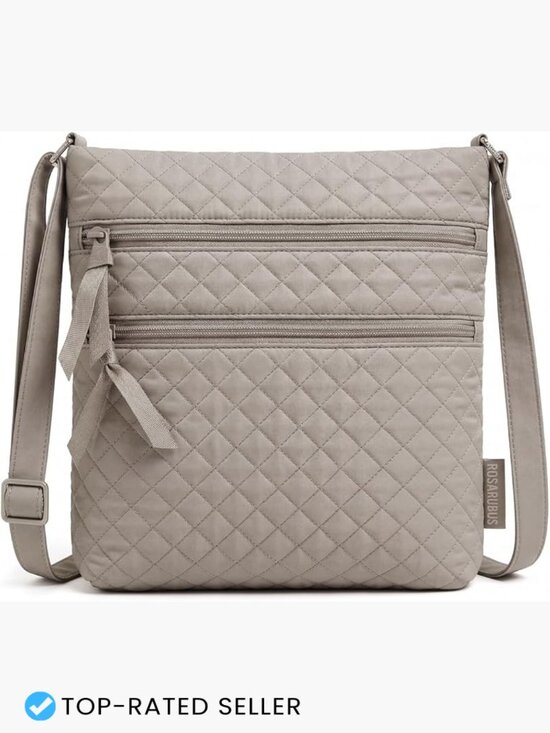 Handbags - Quilted Crossbody Bag Small Travel Mini Shoulder Handbag Adjustable Strap